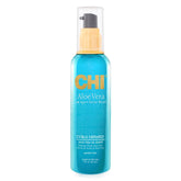 CHI Aloe Vera Oil bottle with pump for easy application and shine.