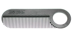 Chicago Comb Model 2 carbon fiber close-up showing ultra-smooth finish for thinning hair