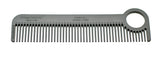 Chicago Comb Model 1 Carbon Fiber loop-end design for easy hold during grooming.