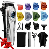 Chicclly professional hair clippers in use for a precise cut with minimal noise and comfort.