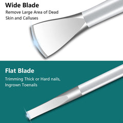 CHICREEN toenail clipper stainless steel with sharp cut for clean trimming