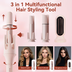 Chikyo 1inch ceramic barrel close-up highlights even heat for smooth curls.