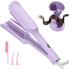 Chikyo Rovy Wave dual-barrel 32mm creates quick beachy curls