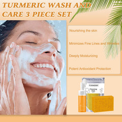 Chinosuo Turmeric Cleansing Mousse bottle offers foaming cleanse for refreshed skin.