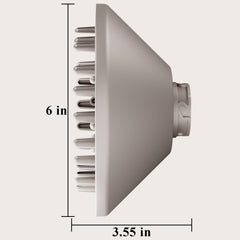Chivixe diffuser attachment bigger nozzle highlights quicker airflow for voluminous curls.