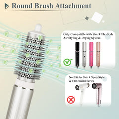 Chivixe brush bristles add shine and tame frizz during blow drying.
