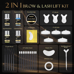 Choido Lash Lift Kit in-use demonstrates easy DIY lash curling and brow lift