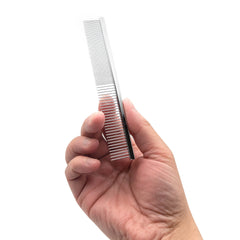 Chris Christensen Buttercomb brass core and stainless teeth demonstrate lasting, smooth coat gliding.