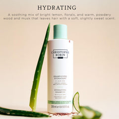 Christophe Robin Hydrating Shampoo Aloe Vera lather ready to refresh dull hair