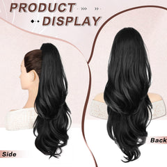 CHRSHN ponytail extension inner-net closeup reveals breathable comfort.