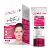 Cicatricure Deep Wrinkle Face Cream bottle promotes quick absorption and daily hydration