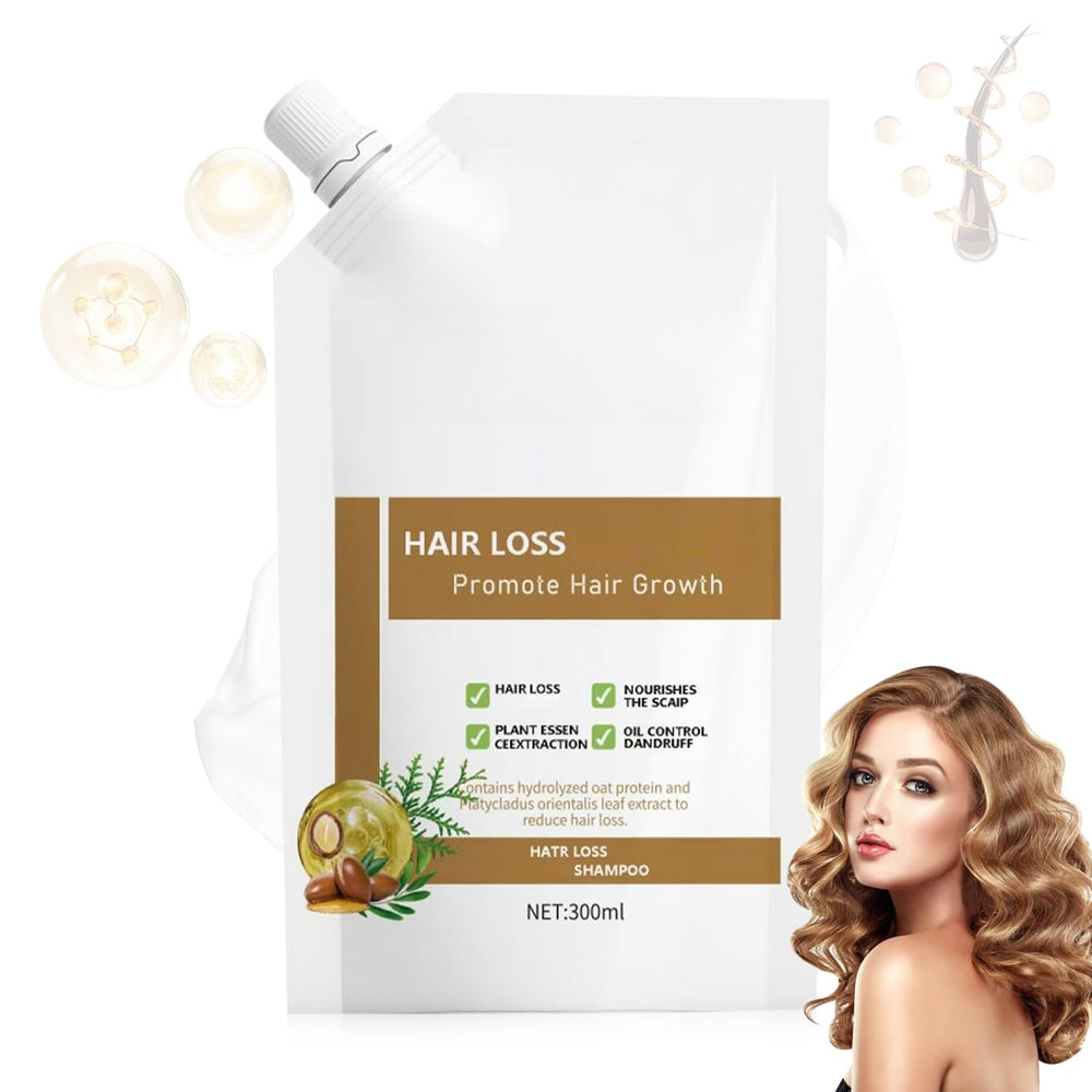 CidnMatd anti-hair-fall shampoo bottle demonstrates trusted care for nourished-looking hair