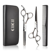CIICII hair cutting scissors blade close-up for precise, clean cuts.