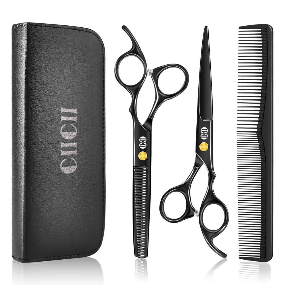 CIICII hair scissors set 6.7-inch for precise home or salon haircuts