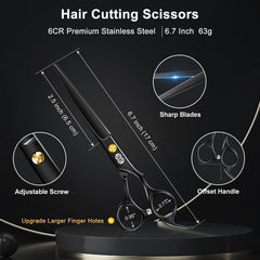 CIICII thinning scissors 28% thinning rate for natural texture