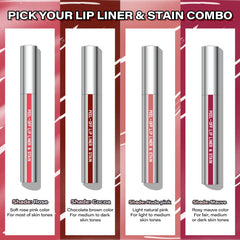 Cilrofelr Long-wear waterproof transfer-proof lip color stands up to daily activities