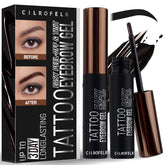Cilrofelr tattoo brow tint application for easy at-home brow shaping
