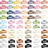 Cindeer 64pcs bulk hair clips set closeup showing sturdy matte finish for daily styling.