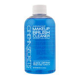 Cinema Secrets blue vanilla cleanser bottle showing quick-dry formula for clean brushes