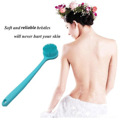 Cinlitek cepillo corporal exfoliante con cerdas suaves, limpia sin irritar la piel.