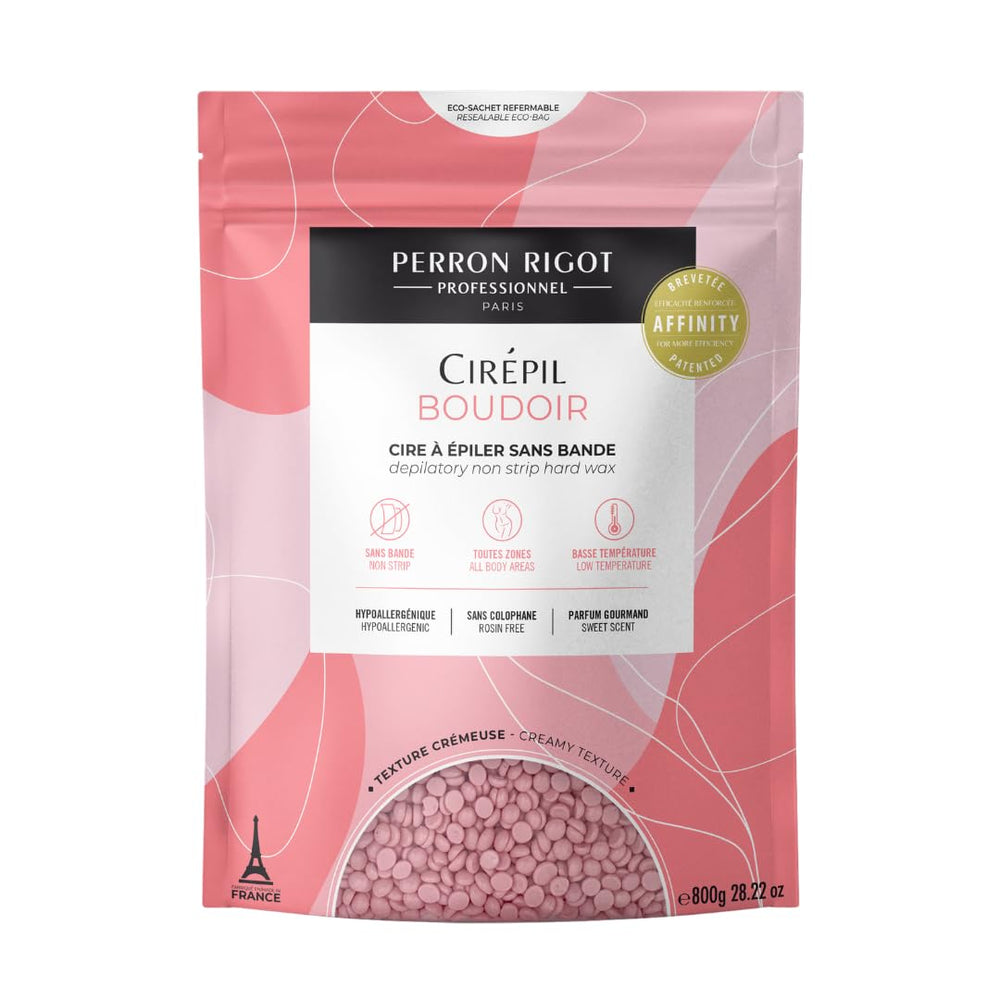 Cirepil Boudoir beads pack front shows premium wax for sensitive skin