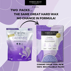 Cirepil Cachemire creamy texture demonstrates smooth glide across delicate areas