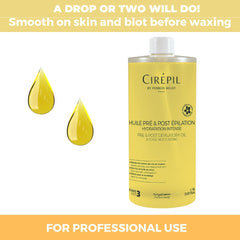 Cirepil nourishing moisturizing formula hydrates and soothes skin after hair removal