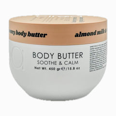 Ciroa Almond Milk & Manuka Honey Body Butter on skin demonstrates soothing, non-greasy feel.