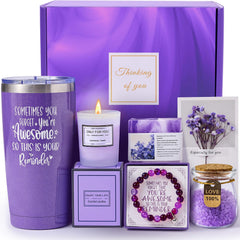 CITTA Lavender Spa Gift Set tumbler—durable 20oz for daily hydration and positive reminders