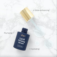 Hyaluronic glow from City Beauty UpLift Firming Serum indicating deep hydration