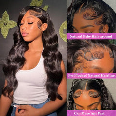 CITY GIRL 13x4 HD lace-front closeup reveals seamless hairline and natural baby-hair detail.