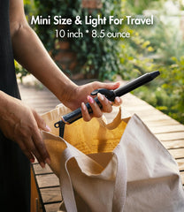 CIVEYA dual voltage curling iron ready for international travel