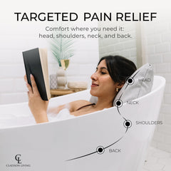 Claessonliving durable materials resist odor and stains for long-lasting tub comfort.