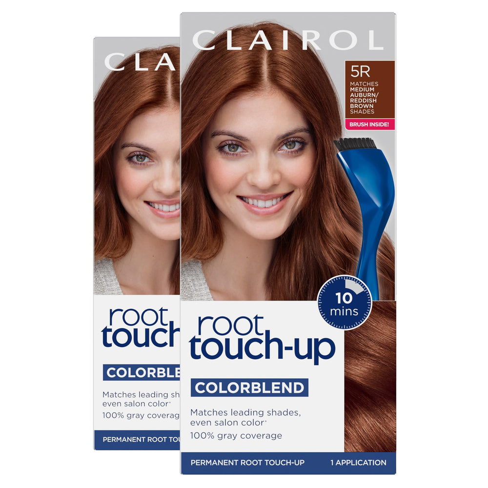 Clairol Root Touch-Up 5R mix bowl for quick at-home color prep