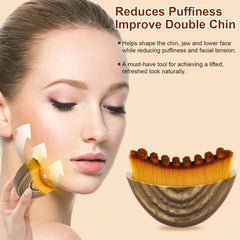 Clapery Lymphatic Contour Face Brush ergonomic design for comfortable daily self-care.