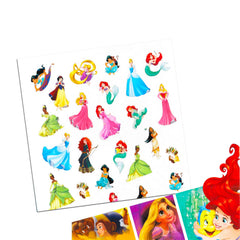Classic Disney Frozen tattoo sheet close-up appealing to fans