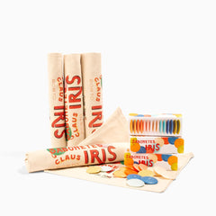 Claus Porto Iris Guest Soap Box fragrance swatches provide a preview of luxurious, long-lasting lather.