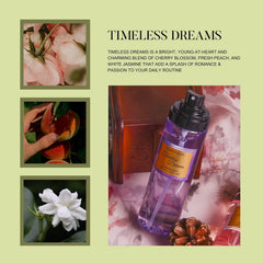 Clean-n-Fresh Luna Kisses mist application suggests flirtatious scent for evenings out.