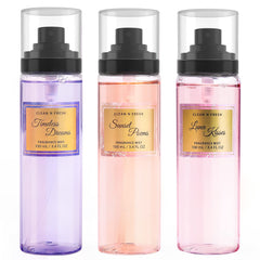 Clean-n-Fresh Timeless Dreams bottle closeup showcases romantic cherry blossom notes for everyday confidence.