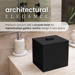 CLEAN SKIN CLUB cement box interior-protected design keeps towels pristine