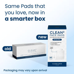 Clean Skin Club Clean² Pads triple-layer construction for softness and strength
