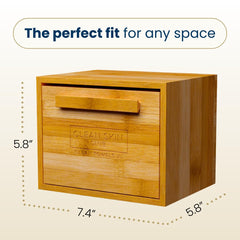 Clean Skin Club drawer-open view showing towel roll-out for quick daily tasks.