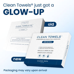 Clean Skin Club Clean Towels XL dry face towel close-up ultra-soft texture