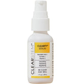 CLEARSTEM CLEARITY bottle on shelf for a pore-clearing routine.