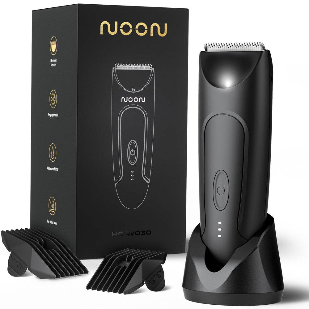 CLEVEB Body Hair Trimmer front view for comfortable, precise grooming