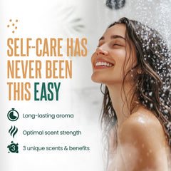 CLEVERFY Citrus Shower Steamers grapefruit scent close-up evokes a crisp, energizing moment.