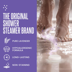 Gift-pack of Cleverfy Lavender Shower Steamer ideal for thoughtful relaxation gifts