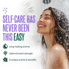 Cleverfy shower steamer grapefruit pod with zesty citrus aroma for energy.