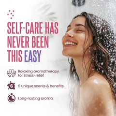 Cleverfy Shower Steamer Watermelon Tablet offers a bright, fruity scent for routine refresh