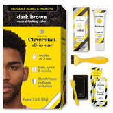Cleverman hair dye kit full setup for at-home gray coverage
